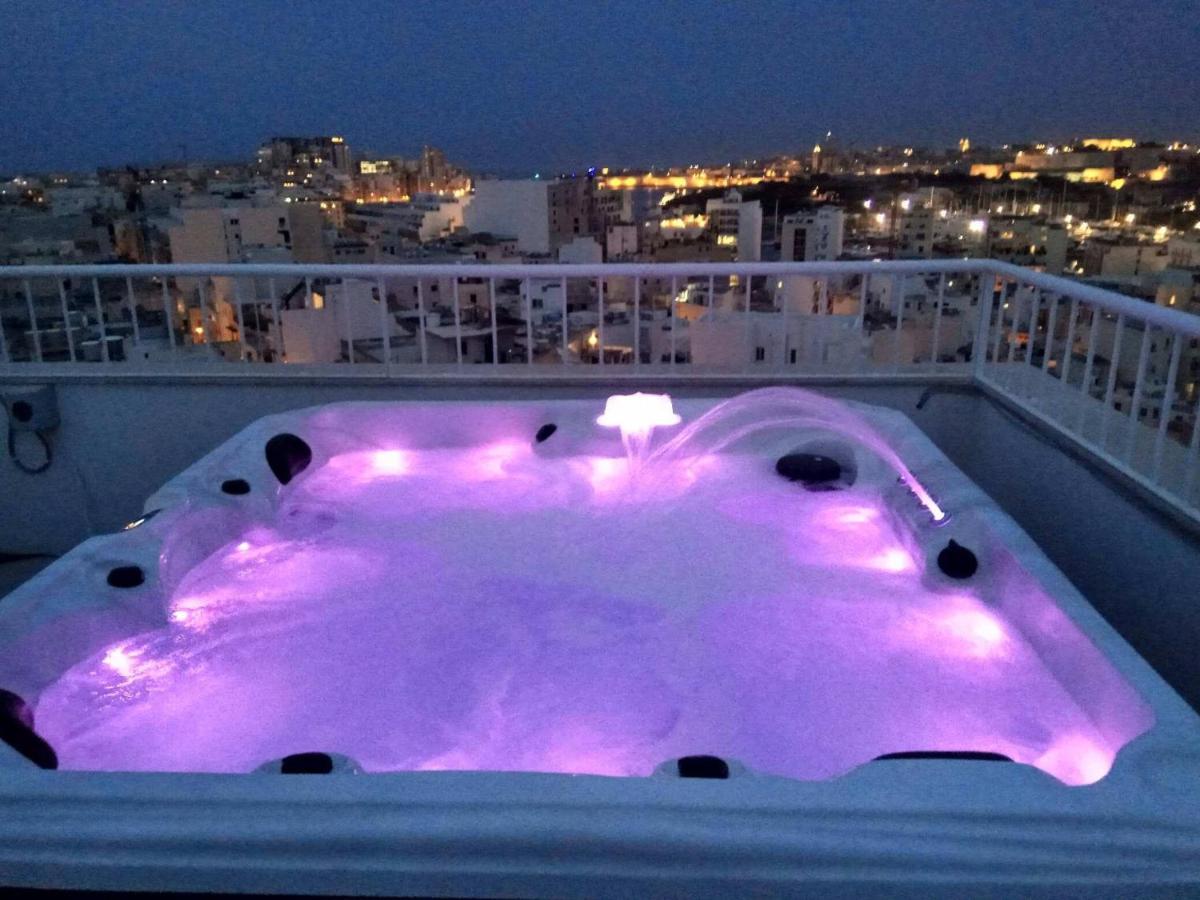 Wonderful Apartments With Shared Jacuzzi And Panorama Rooftop Gzira Extérieur photo
