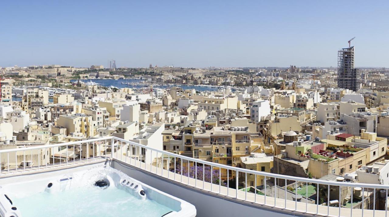 Wonderful Apartments With Shared Jacuzzi And Panorama Rooftop Gzira Extérieur photo
